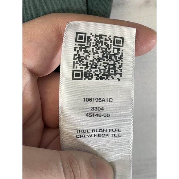 True Religion Shirt Mens Medium Green Tie Dye True RLGN Foil Crew Neck Graphic - Picture 9 of 10